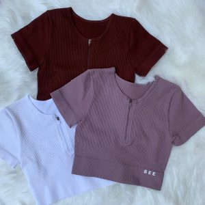 Crop top de cierre
