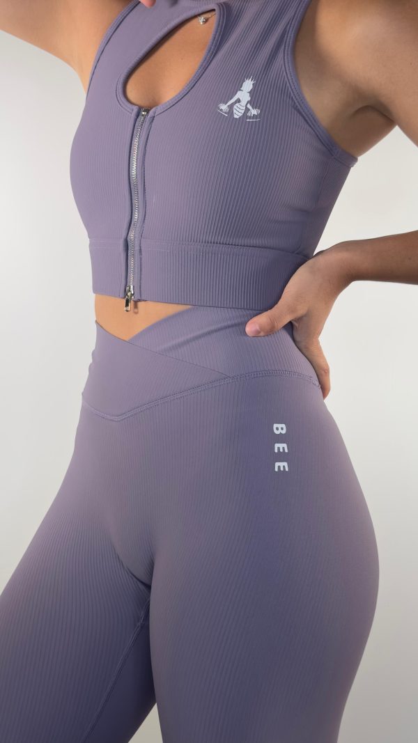 Set hot seamless top con hueco +leggins